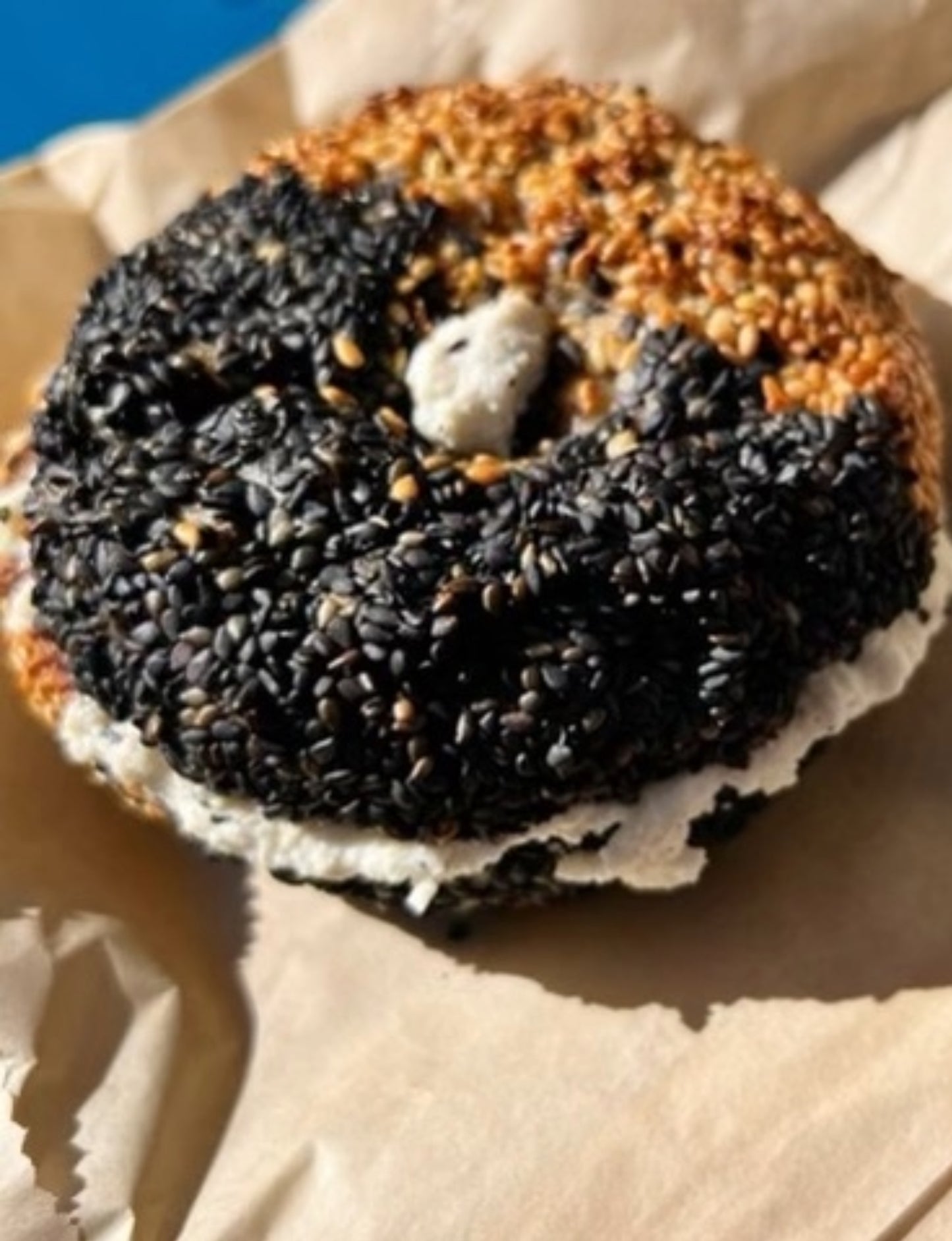 Gluten-free Sourdough Sesame Bagel