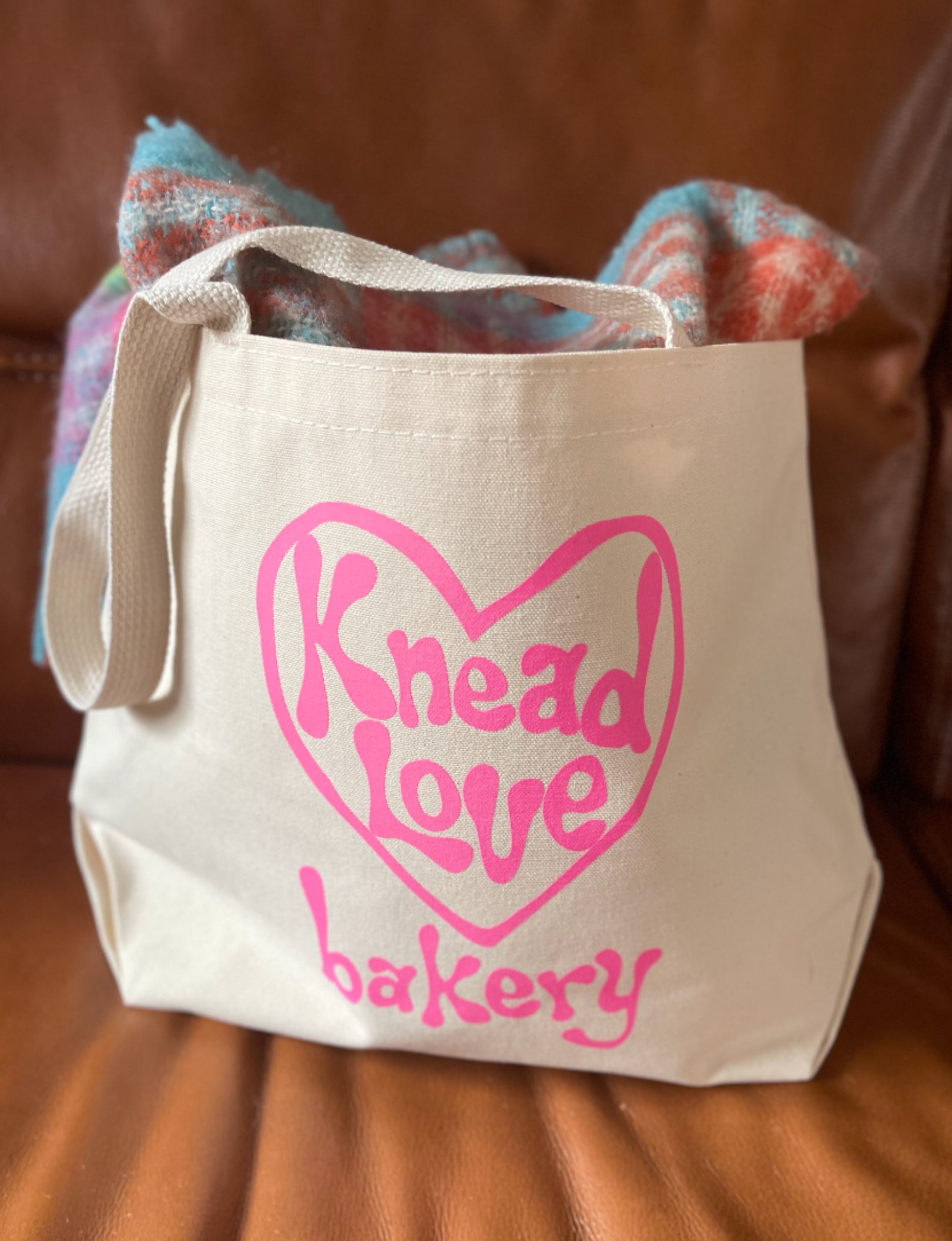 Organic Cotton Canvas Market Tote – Knead Love Bakery NYC