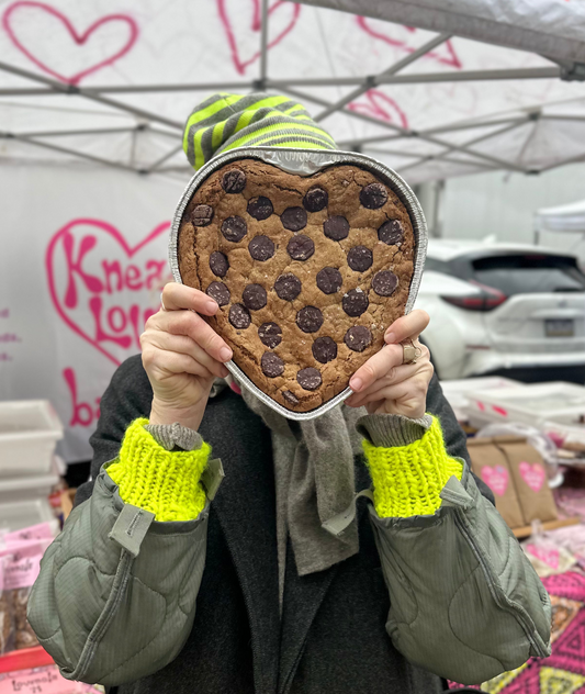 Gluten-free Sourdough GIANT CHOCOLATE CHIP COOKIE!