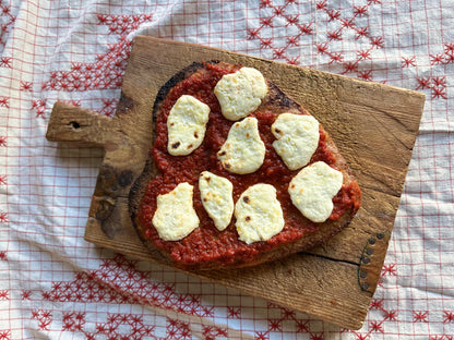 Par-Baked Gluten-free Sourdough Pizza Hearts