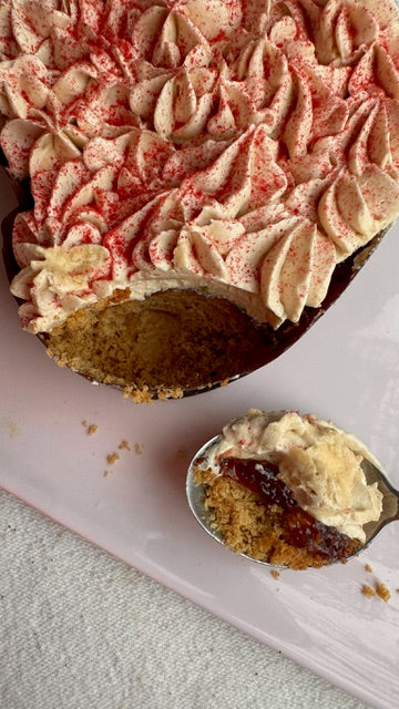 Mini Vegan Vanilla Raspberry Cake