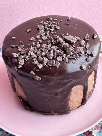 6" Triple layer, Grain-Free Double Chocolate Cake