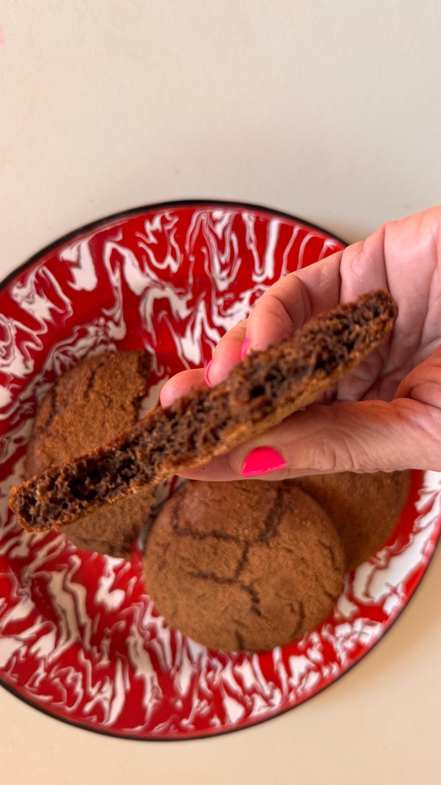 Gluten-free Sourdough Ginger Crinkle Cookies