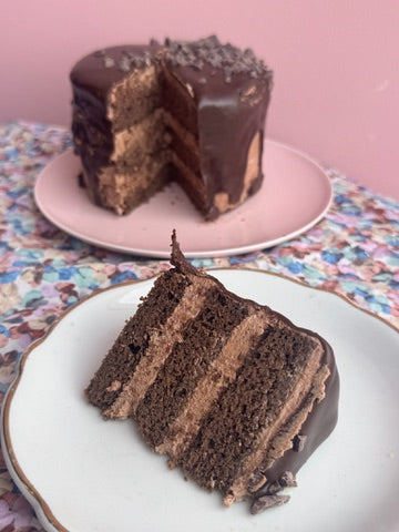 6" Triple layer, Grain-Free Double Chocolate Cake