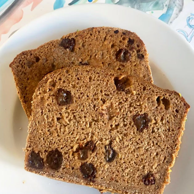 Gluten-Free Sourdough Cinnamon Raisin Bread