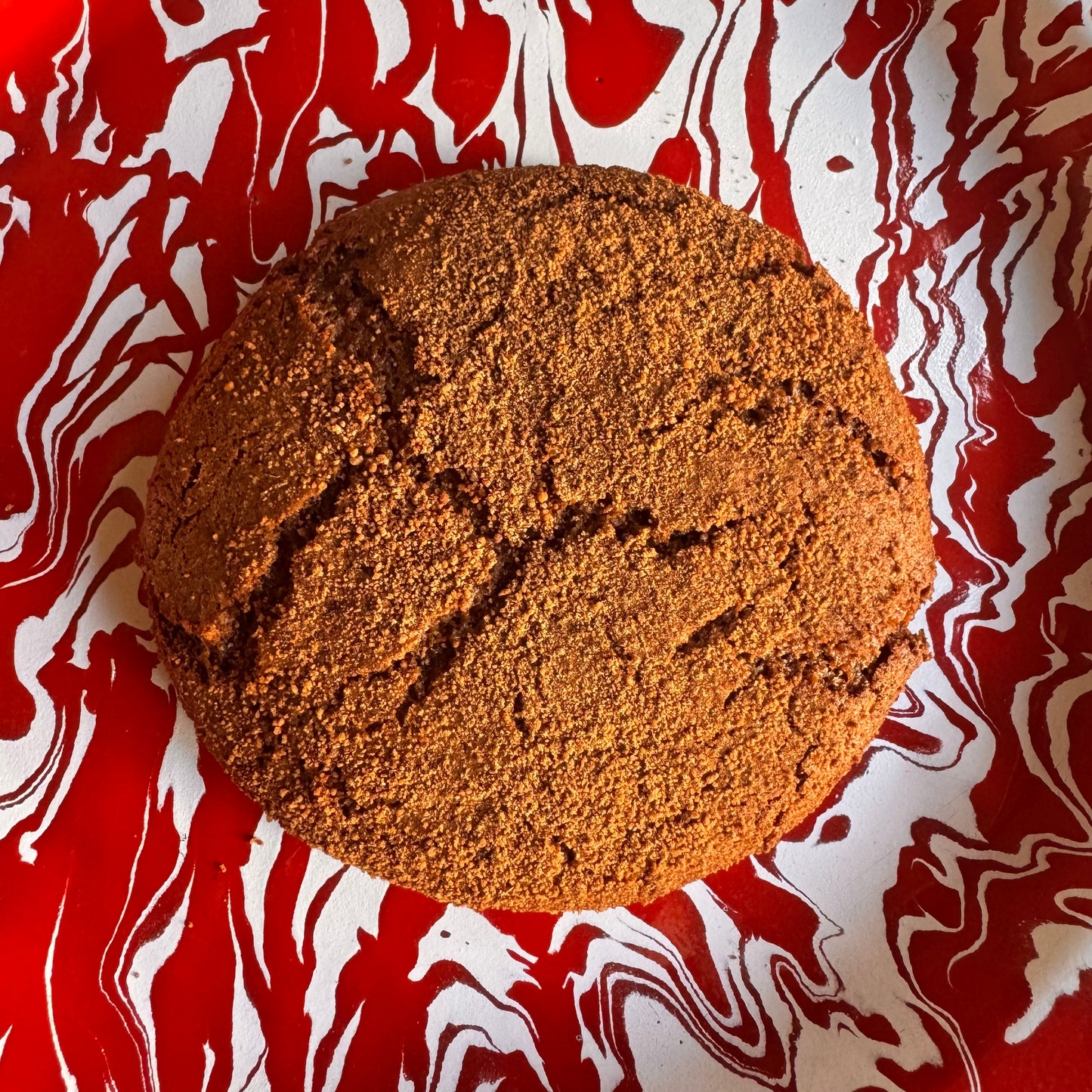Gluten-free Sourdough Ginger Crinkle Cookies