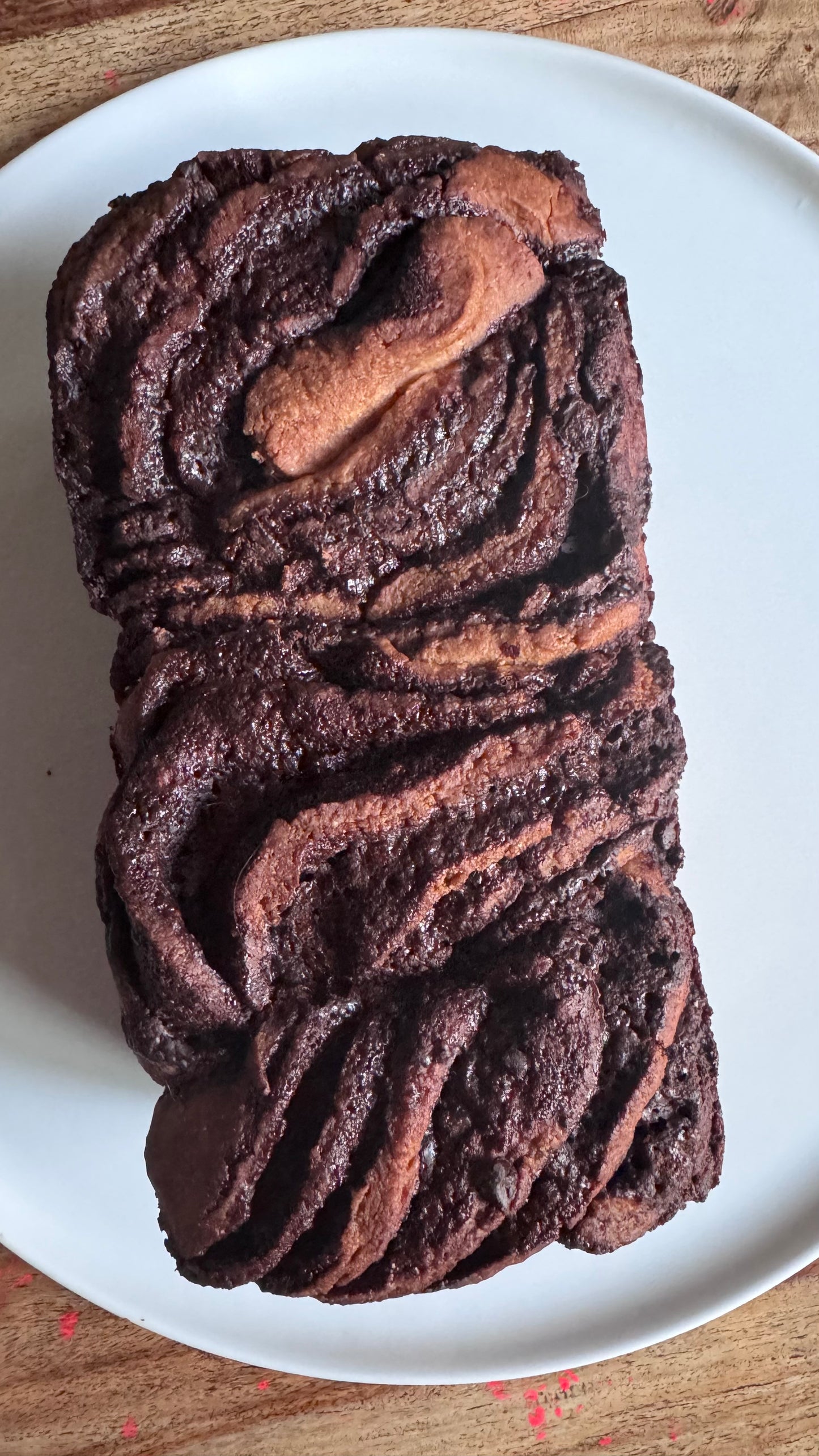Gluten-free Sourdough, Vegan Chocolate Babka Loaf
