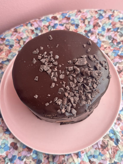 6" Triple layer, Grain-Free Double Chocolate Cake