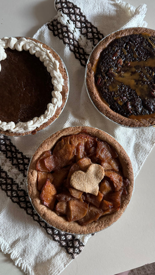 Trio of Mini Thanksgiving Pies