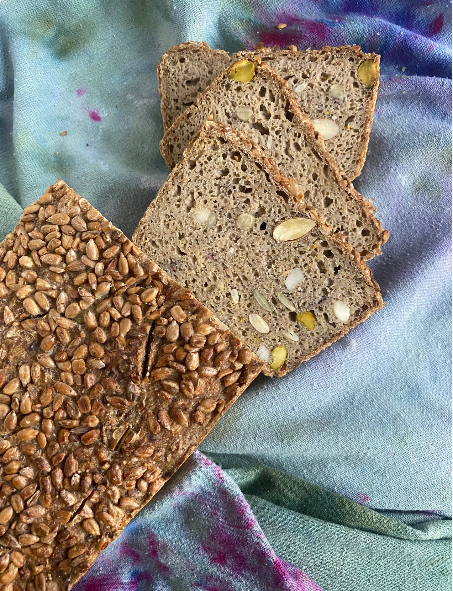 Gluten-Free Sourdough, nutty Bread