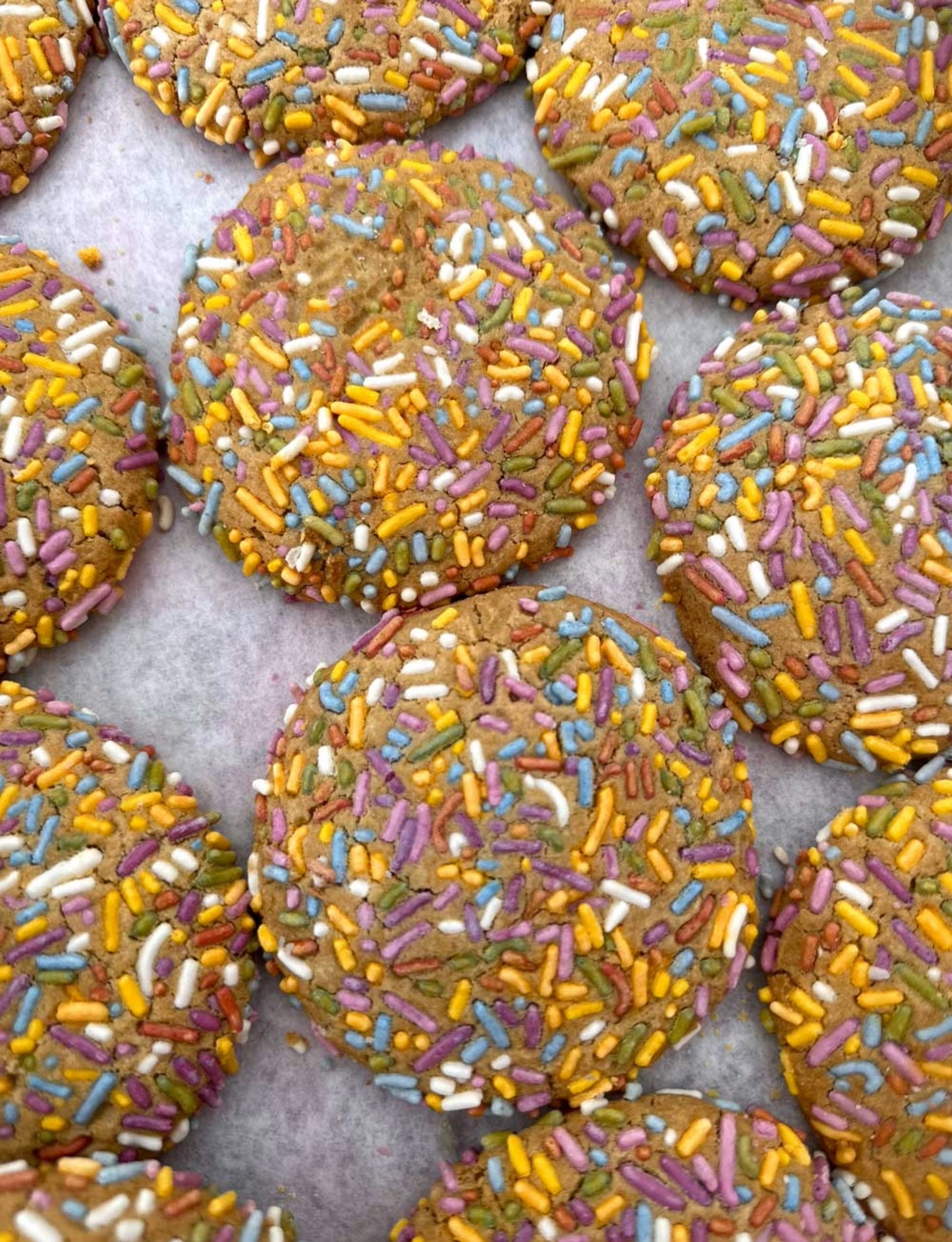 Gluten-free Sourdough Confetti Cookies