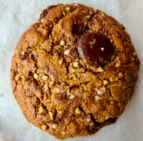 Grain-free, Buckwheat Crunch Chocolate Chip Cookie
