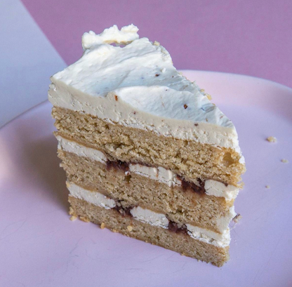 Gluten-free Organic Maple Sweetened Vanilla Cake, 8"