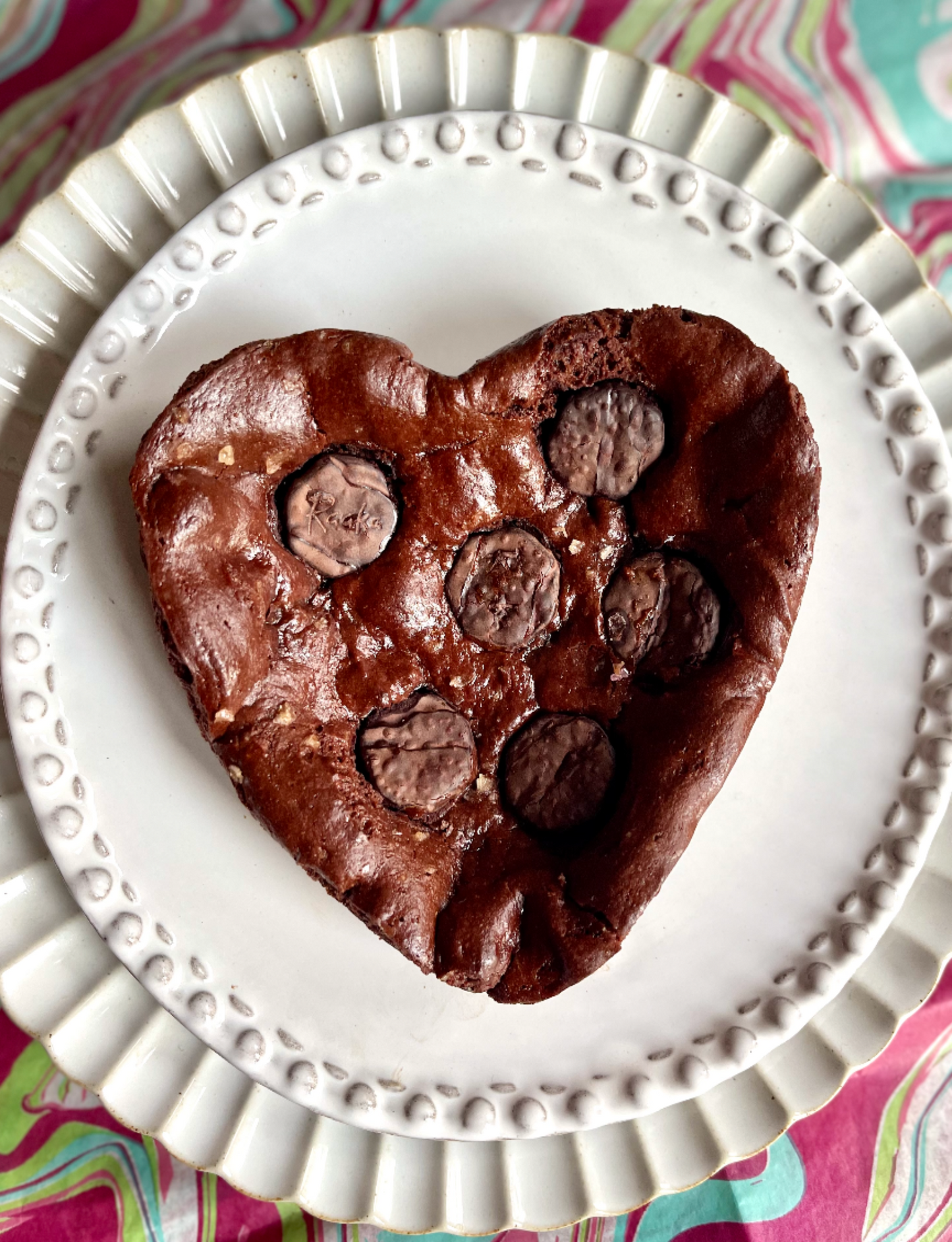 Valentines Mini FEELINGS Heart Brownie