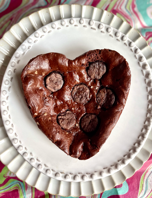 Valentines Mini FEELINGS Heart Brownie