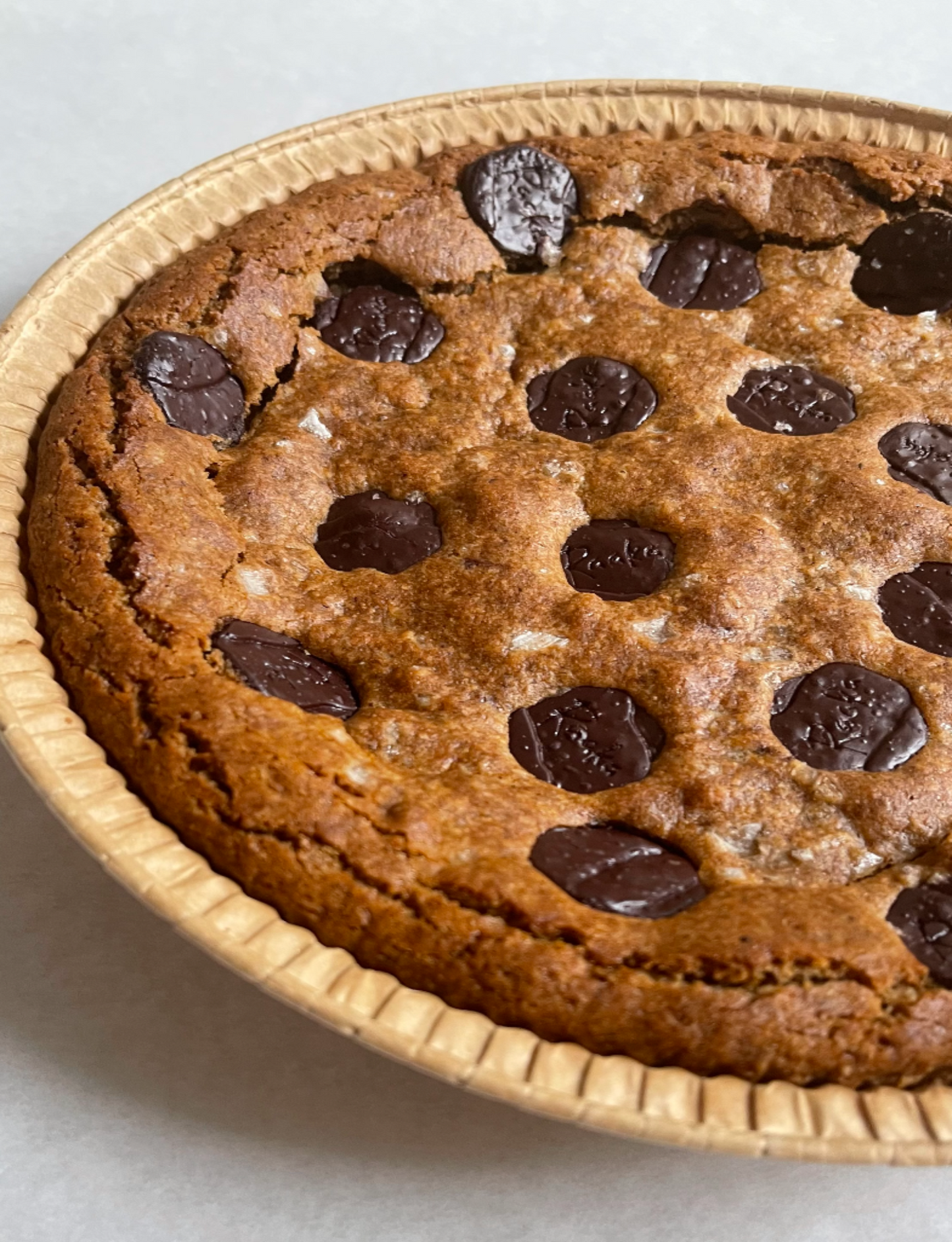 Gluten-free Sourdough GIANT CHOCOLATE CHIP COOKIE!