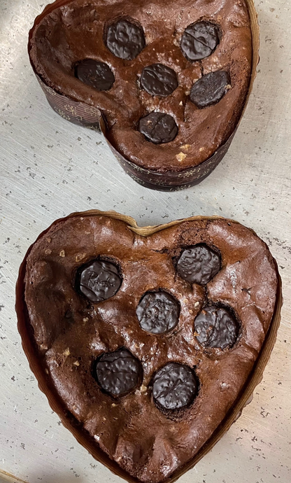 Valentines Mini FEELINGS Heart Brownie