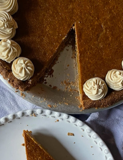 Thanksgiving Gluten Free, Vegan Graham Crust Pumpkin Pie